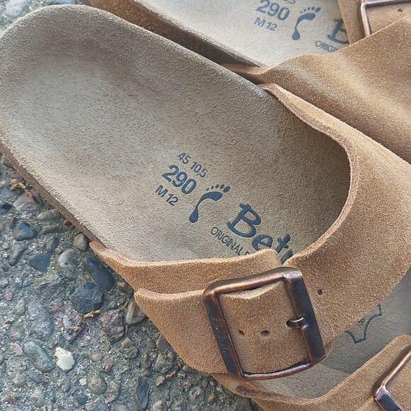 VTG Mens Birkenstock Betula FUSSBETT 290 M12 gorpcore granola - Picture 2 of 7